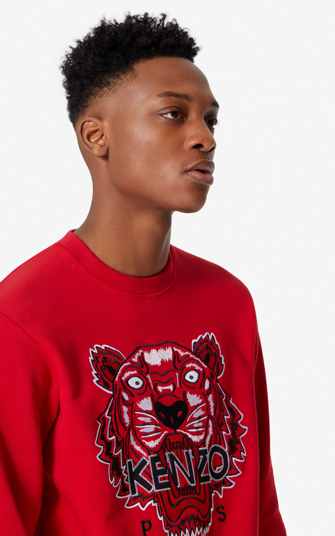 Sweatshirt Kenzo Tiger Masculino - Vermelhas | 902AHJYFG